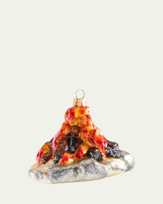 Campfire Christmas Ornament